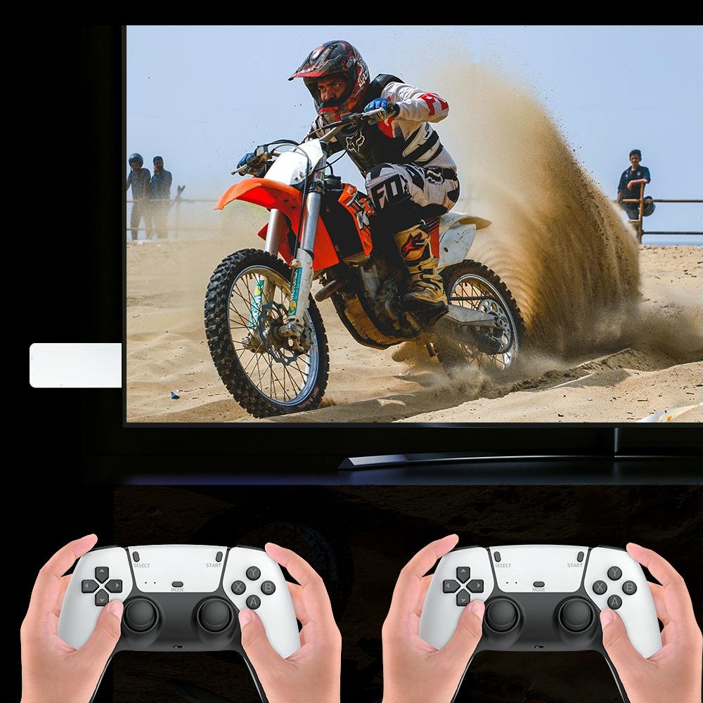 4K Dual Handle Game Console With 30K Games Hdmi And 128G Storage - M15 128G 30000 Games