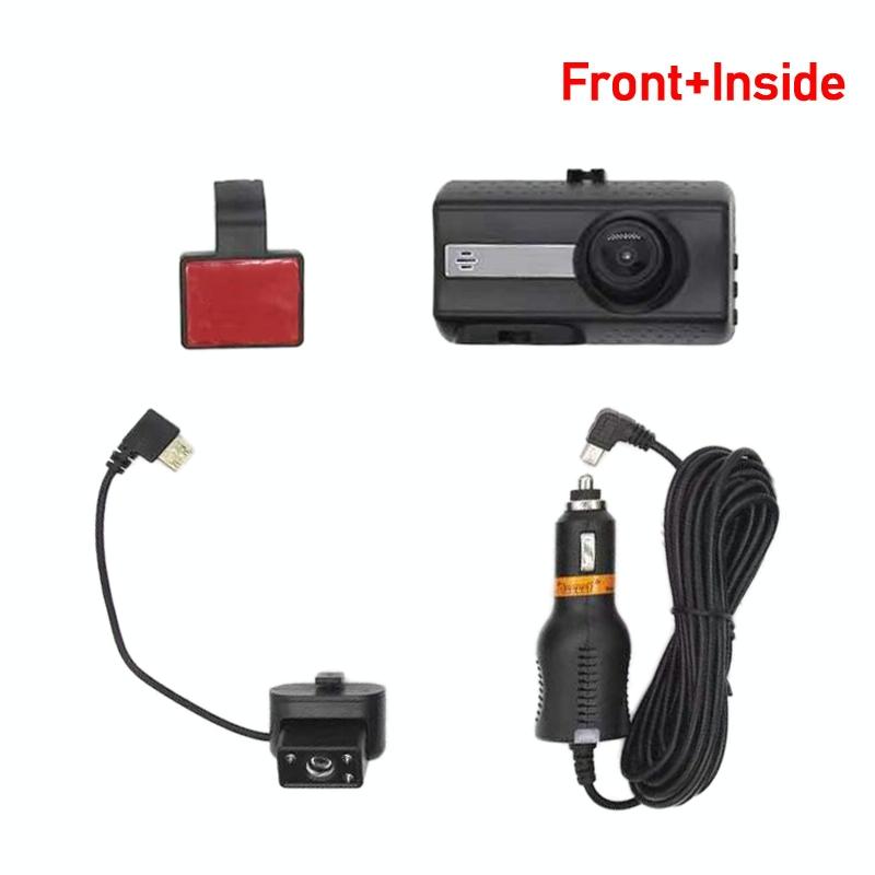 Hd Dual Camera Car Dash Cam with Infrared Night Vision