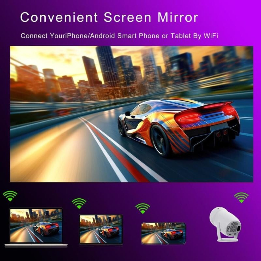 Intelligent Portable Projector With Android 12.0 For Family Use