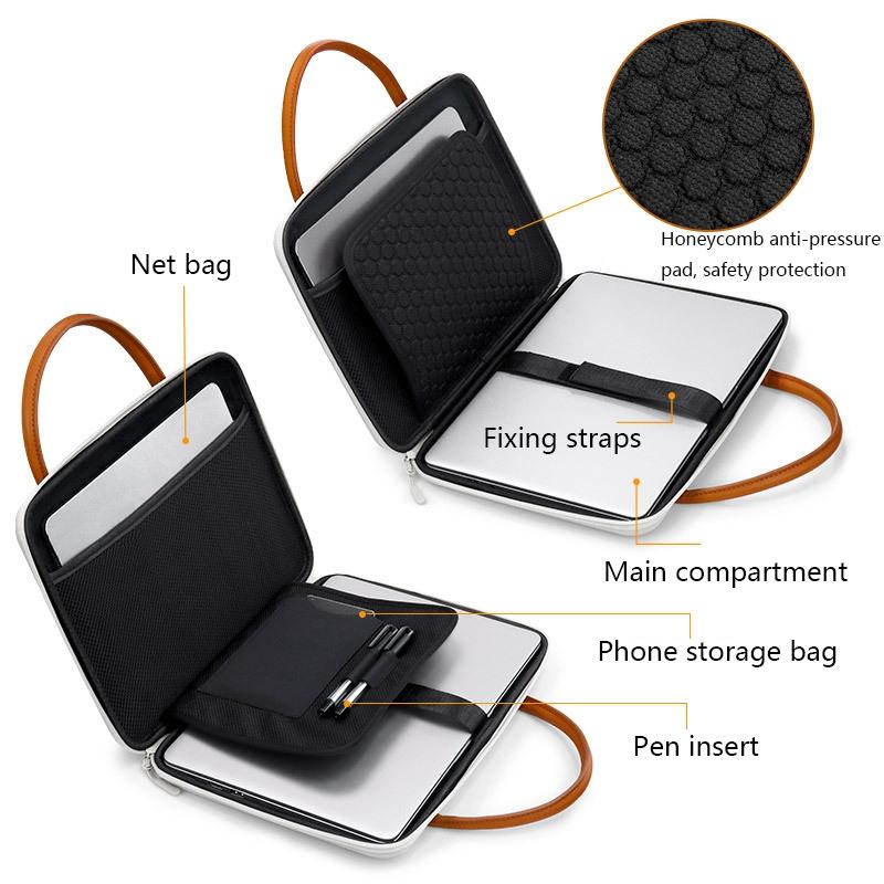 Waterproof Multifunctional Computer Bag - Black Oxford