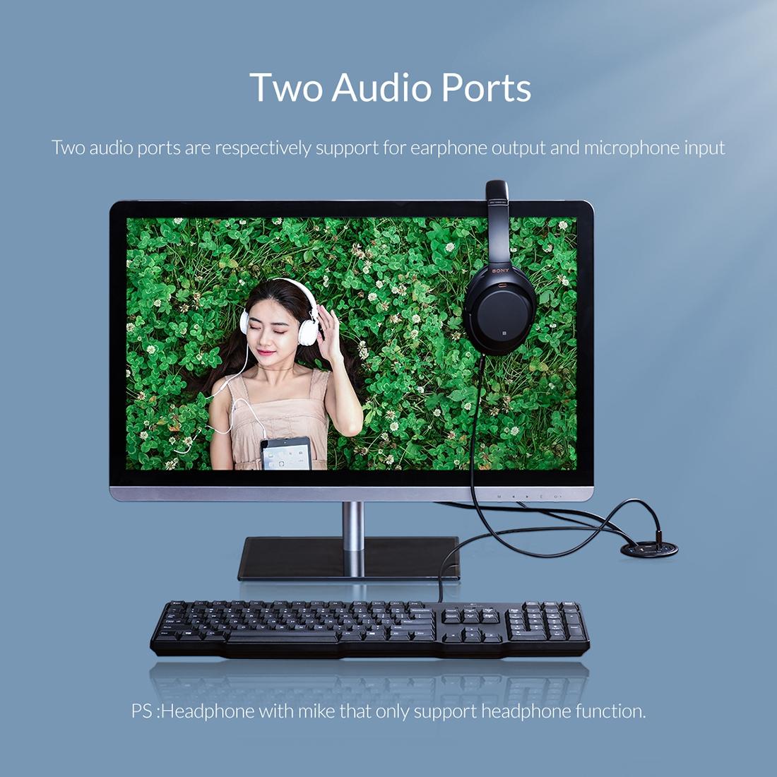 Multi-Function Desktop Power Grommet Hub