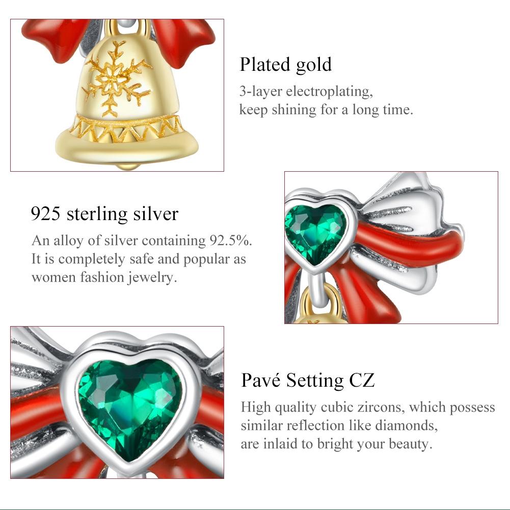 925 Sterling Silver Diy Bell Beads For Bracelets & Necklaces