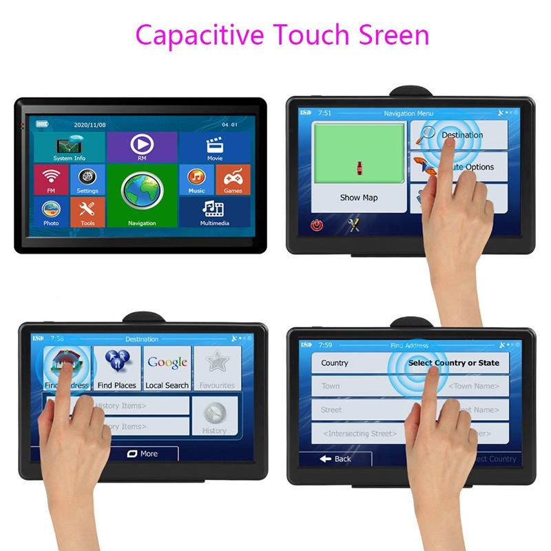 7 Inch Car Gps Navigator - 8G + 256M Capacitive Screen - High Configuration - Africa Map