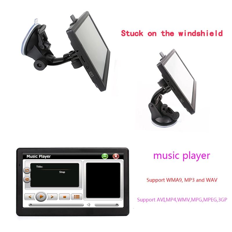 7 Inch Car Gps Navigator - 8G + 256M Capacitive Screen - High Configuration - Africa Map