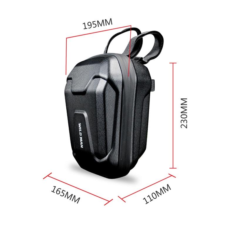 Universal Waterproof Front Bag for Scooters and Bicycles - Reflective Warning