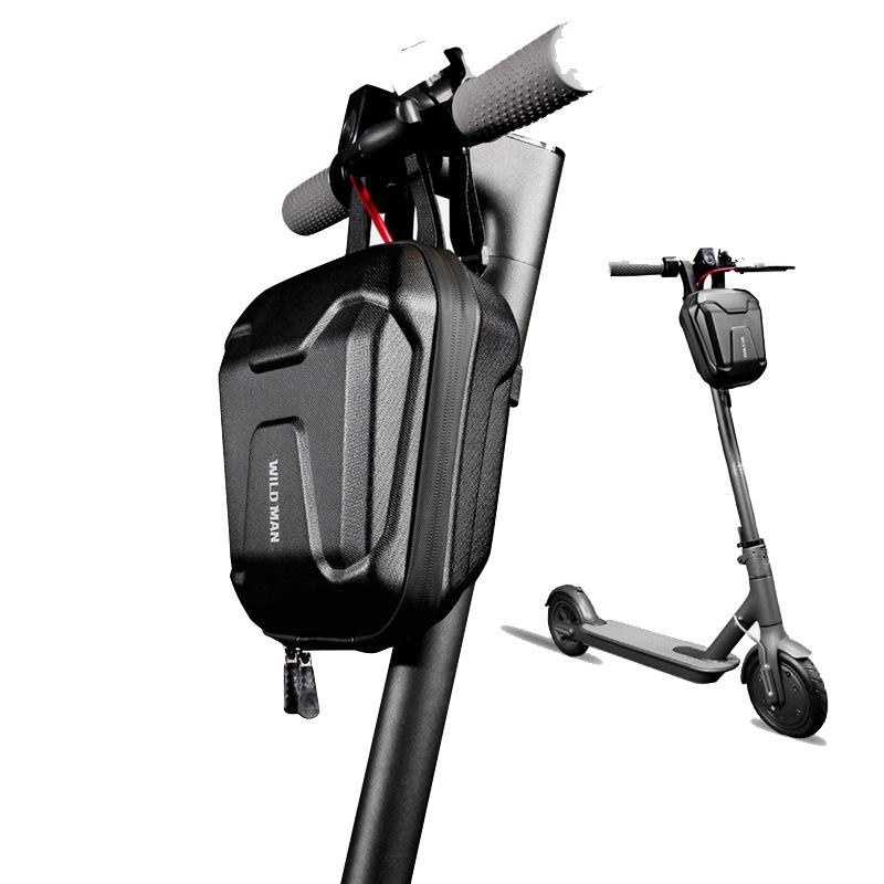 Universal Waterproof Front Bag for Scooters and Bicycles - Reflective Warning