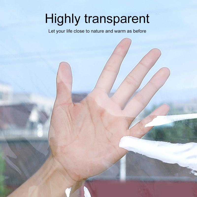 Double-layer Insulation Film for Indoor Windows - Windproof Soundproof Warm - 1.6x2.2m