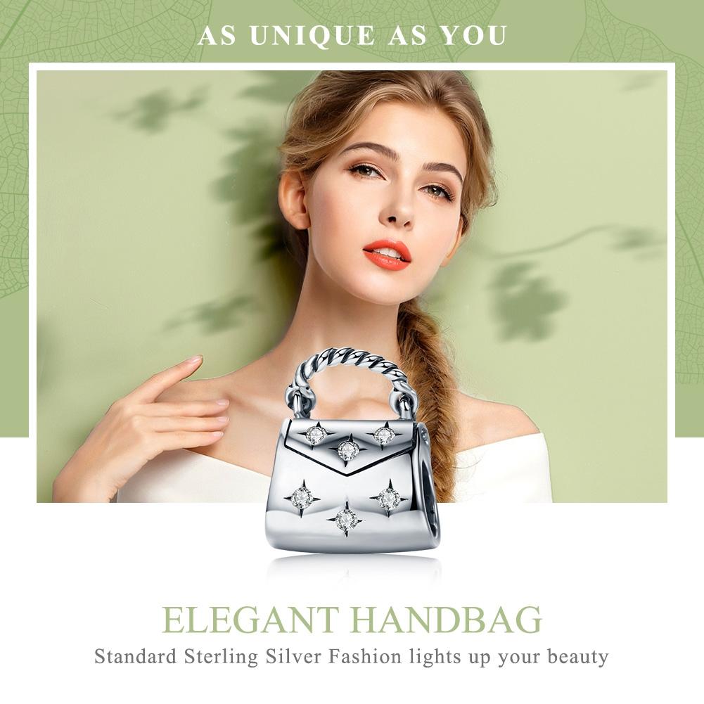 925 Sterling Silver Diamond Studded Beads Bracelet