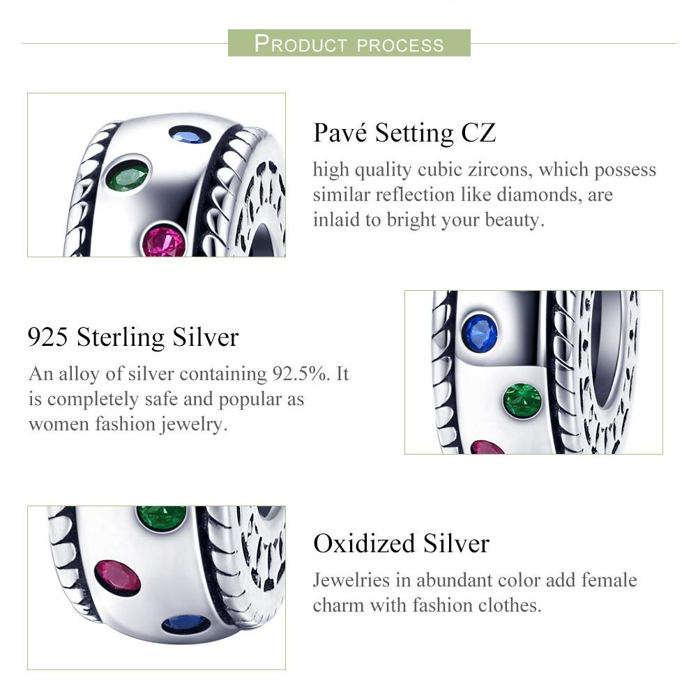 925 Sterling Silver Pure Beaded Bracelet Kit Diy Accessory