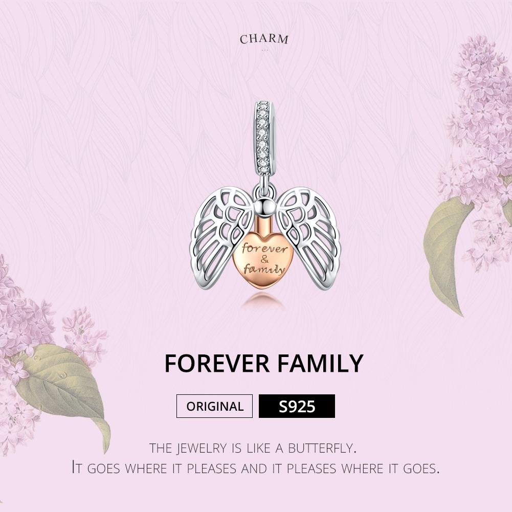 925 Sterling Silver Forever Home Charm For Diy Bracelets