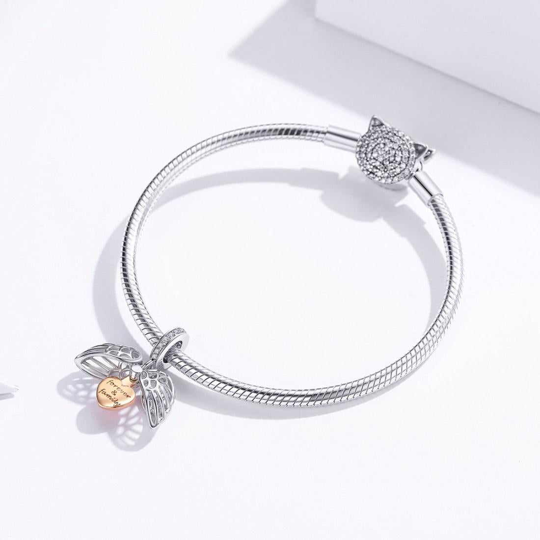 925 Sterling Silver Forever Home Charm For Diy Bracelets