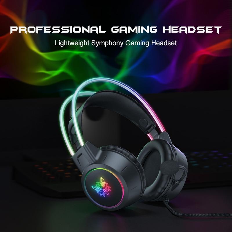 Symphony Wired Gaming Headset With Mic - Black