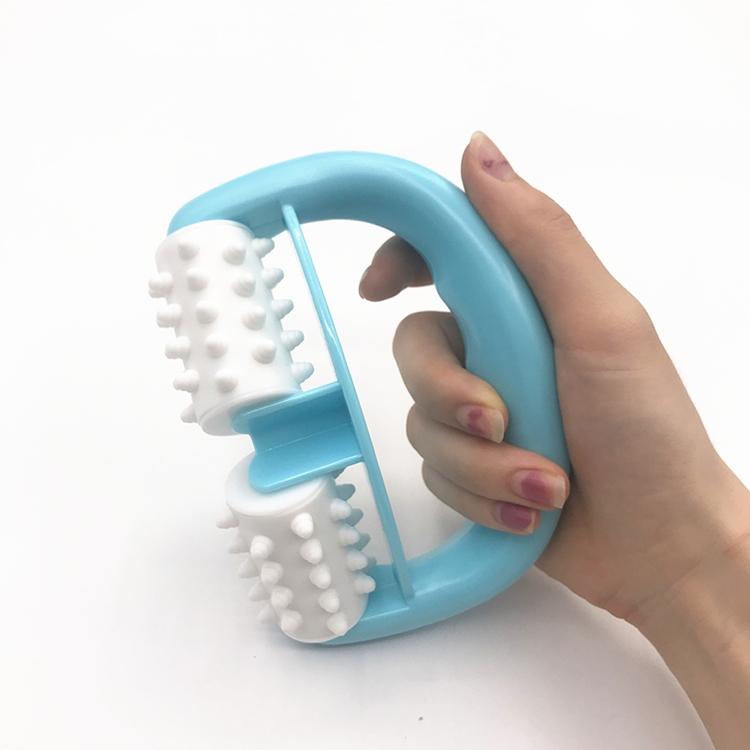 Portable Meridian Massager Compact Roller For Muscle Relief - Rose Red Piece