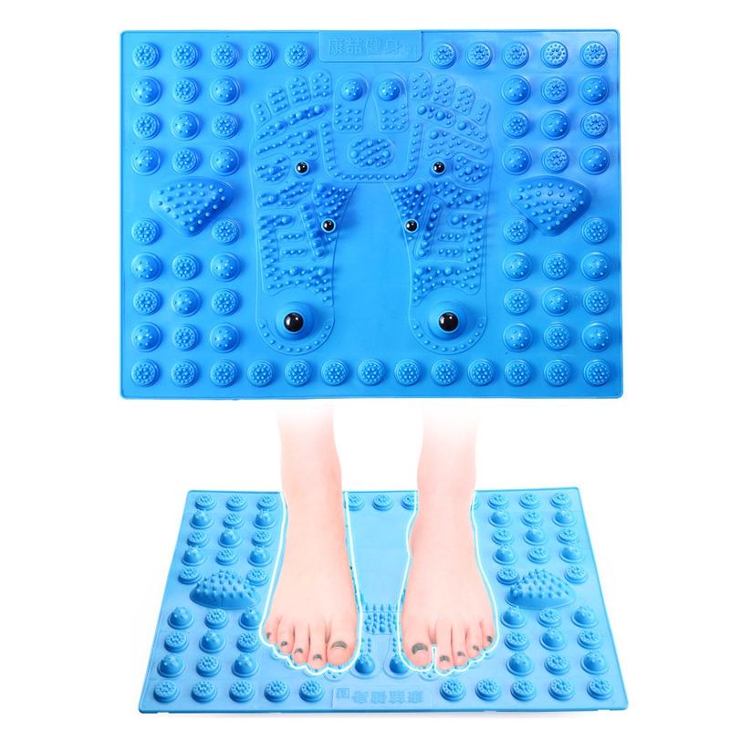 Foot Magnetic Therapy Massage Pad Toe Pressing Board - Blue