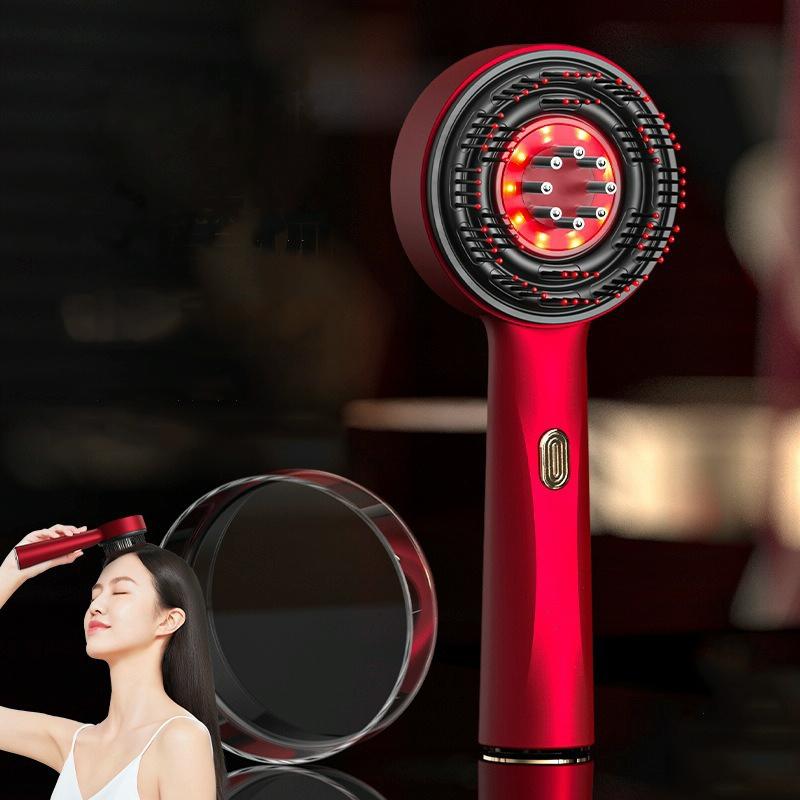 Red Light Scalp Massage Comb For Hair Growth 630Nm Liquid Care - Red