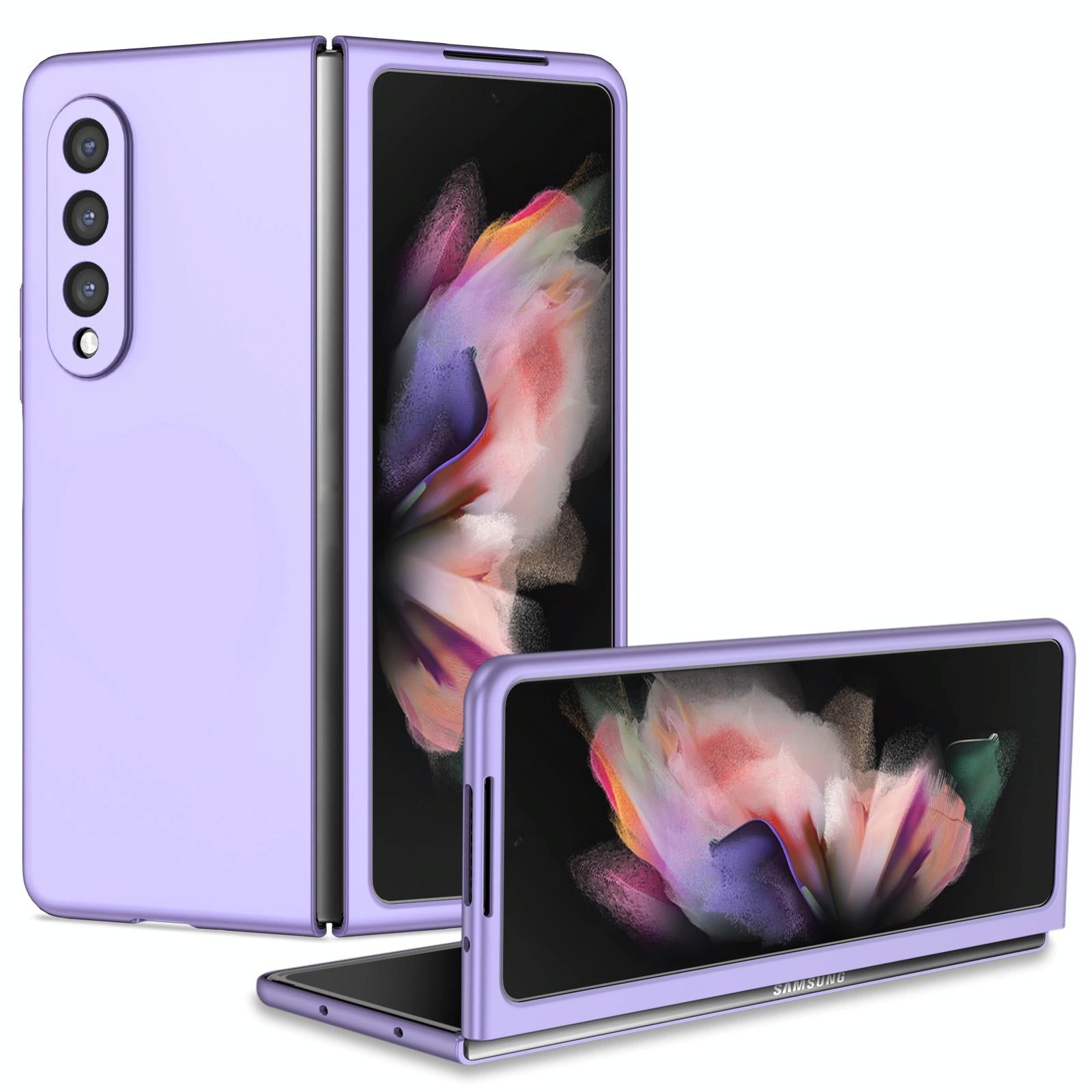 For Samsung Galaxy z Fold4 5G Foldable Armor Phone Case - Compact and Durable - Pink