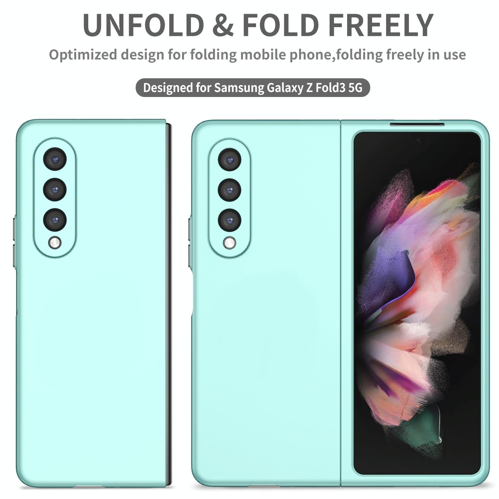 For Samsung Galaxy z Fold4 5G Foldable Armor Phone Case - Compact and Durable - Pink