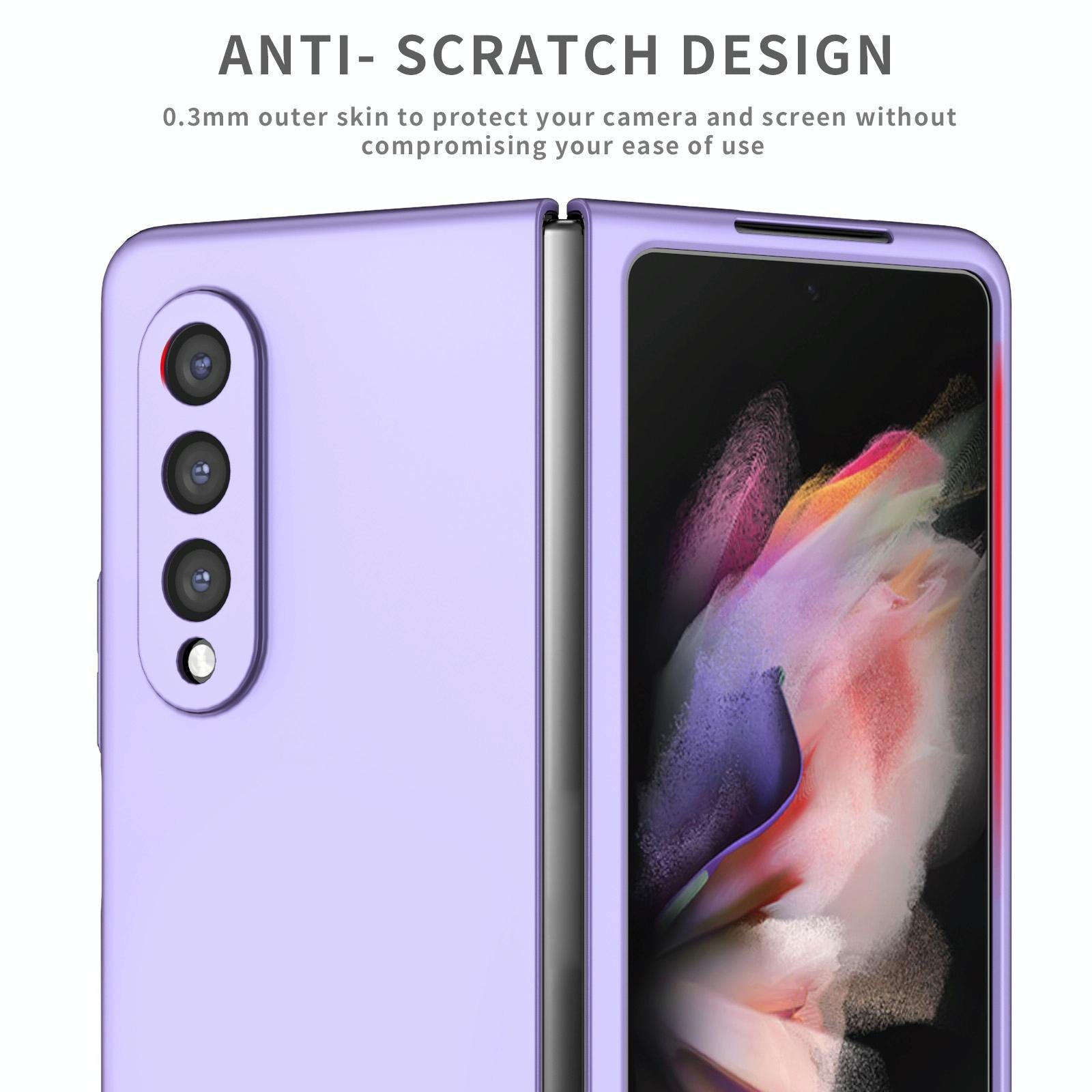 For Samsung Galaxy z Fold4 5G Foldable Armor Phone Case - Compact and Durable - Pink