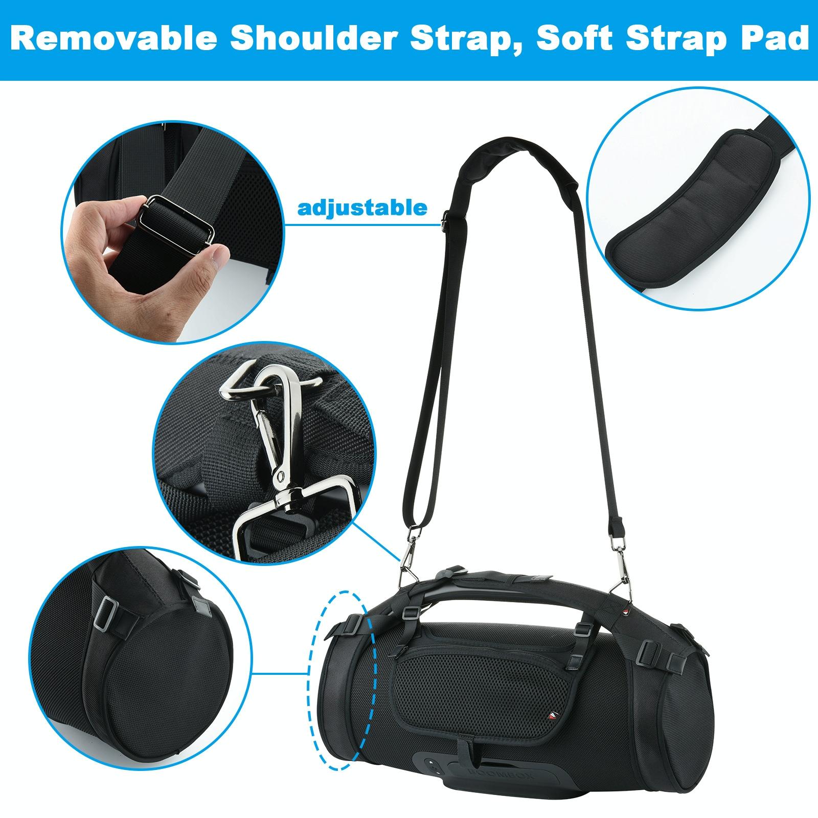 Jbl Boombox Speaker Bag with Shoulder Strap - Portable and Black
