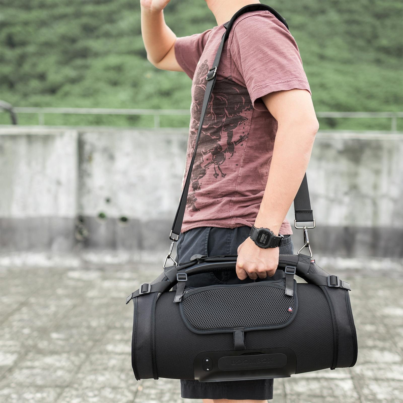 Jbl Boombox Speaker Bag with Shoulder Strap - Portable and Black