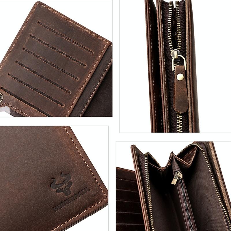 Men Leather Rfid Wallet - Sleek Design