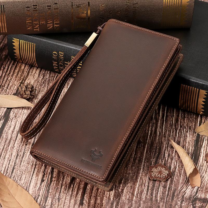 Men Leather Rfid Wallet - Sleek Design