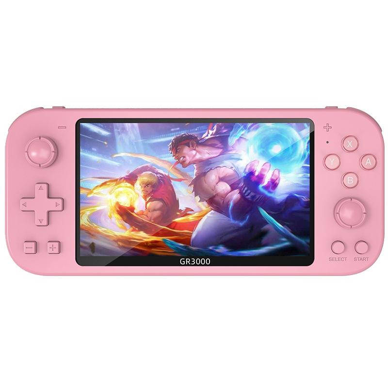 Portable Dual-Handle Game Console - Rg3000 - Pink