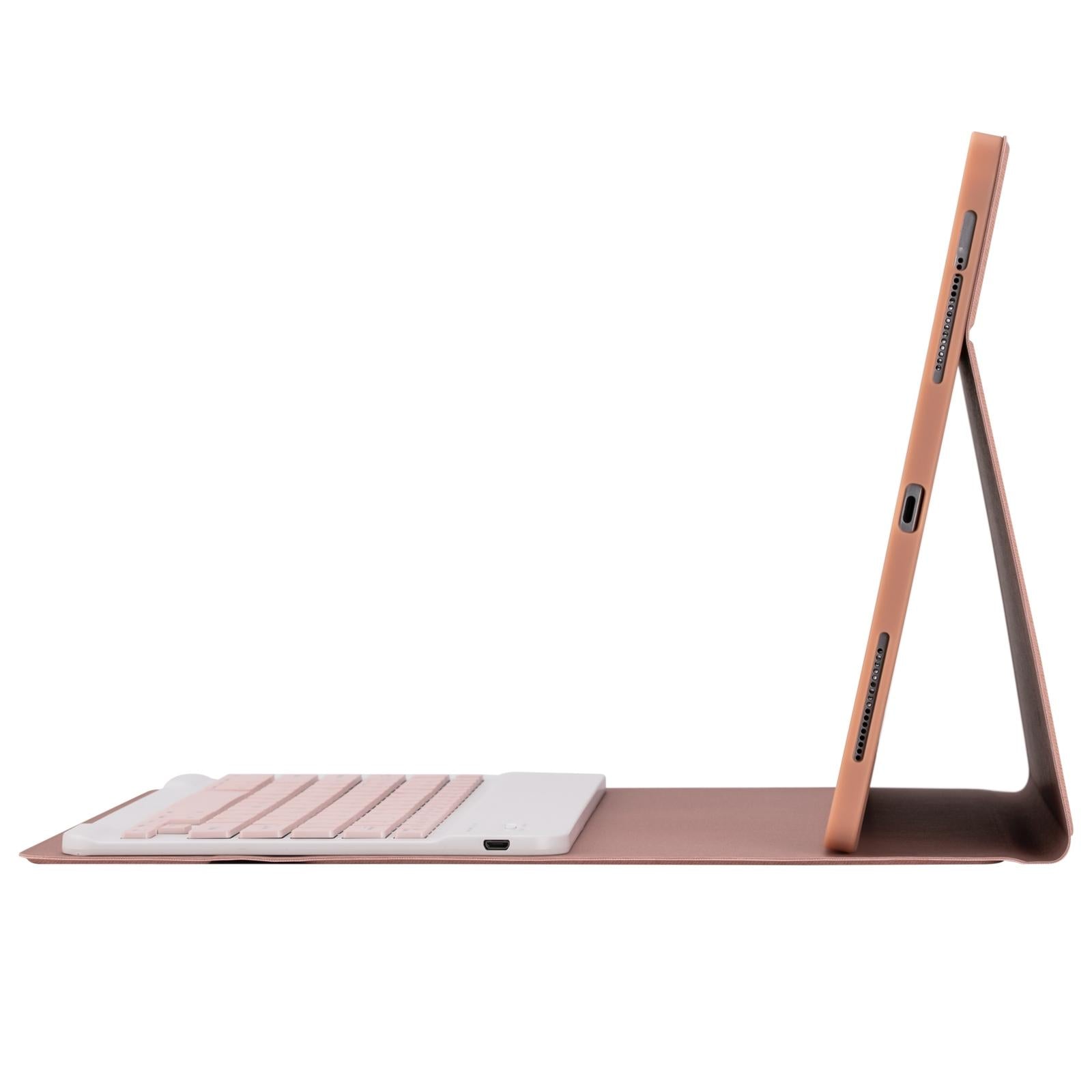 Detachable Bluetooth Keyboard Tablet Case For Ipad Pro 12.9 With Holder Pen Slot - Black