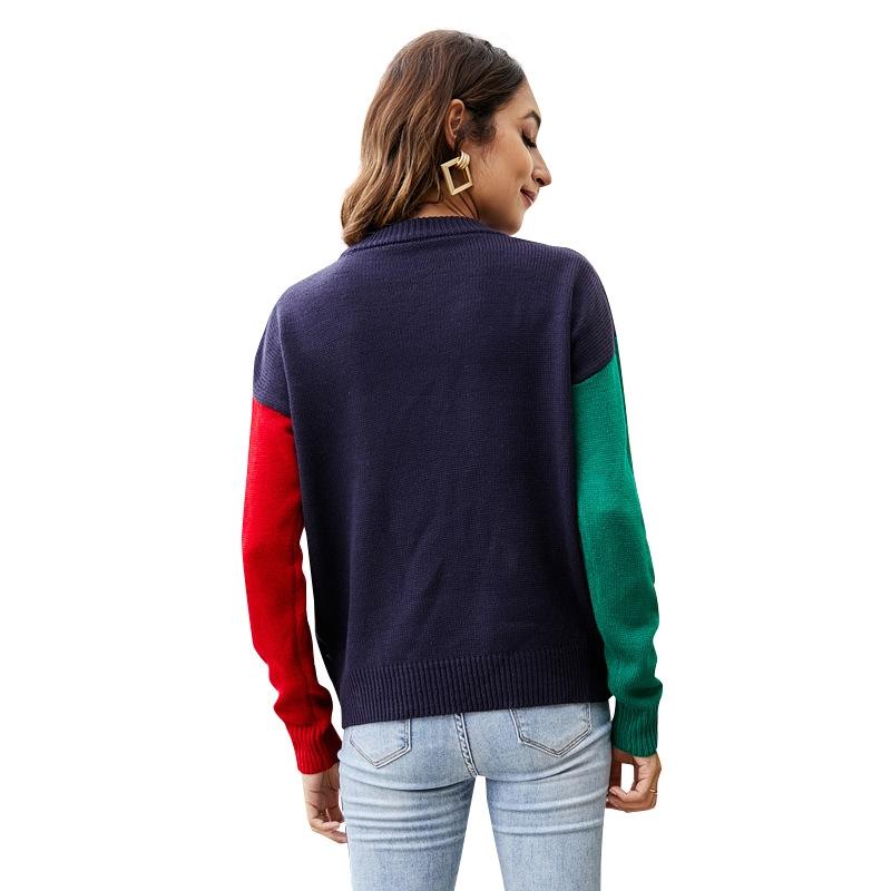 Women Small Snowflake Christmas Knit Sweater - Size S Dark Blue