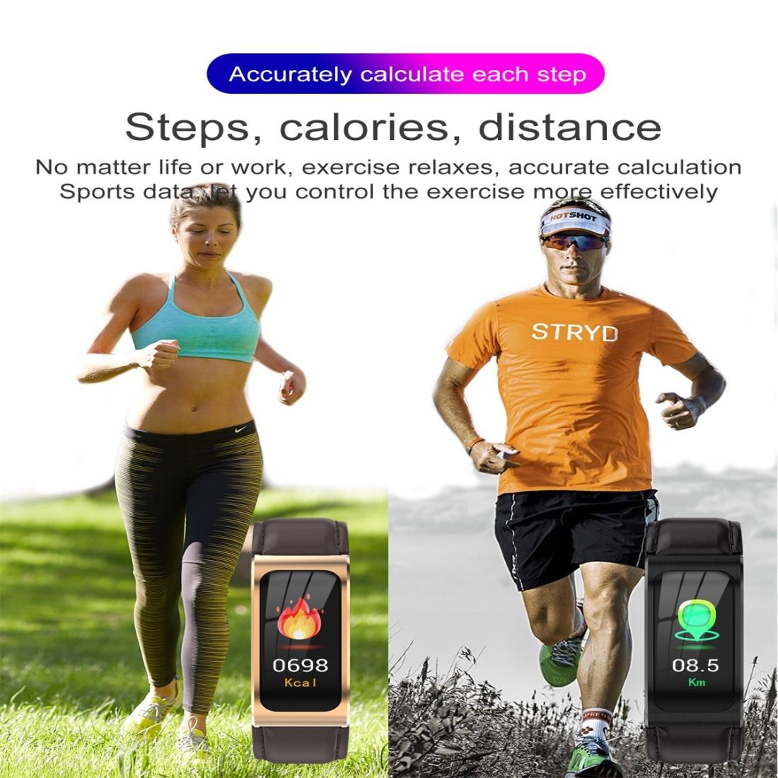 Waterproof Smart Watch With Heart Rate And Sleep Monitoring - Black