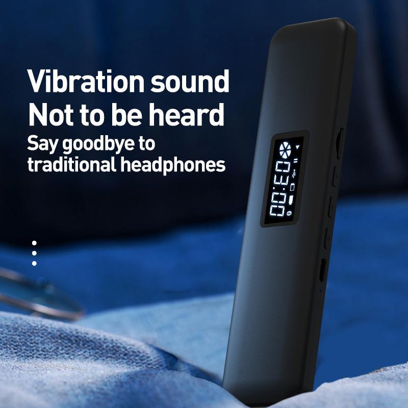 Bone Conduction Sleep Speaker Bluetooth 5.3 Fits All Devices - Rose Red