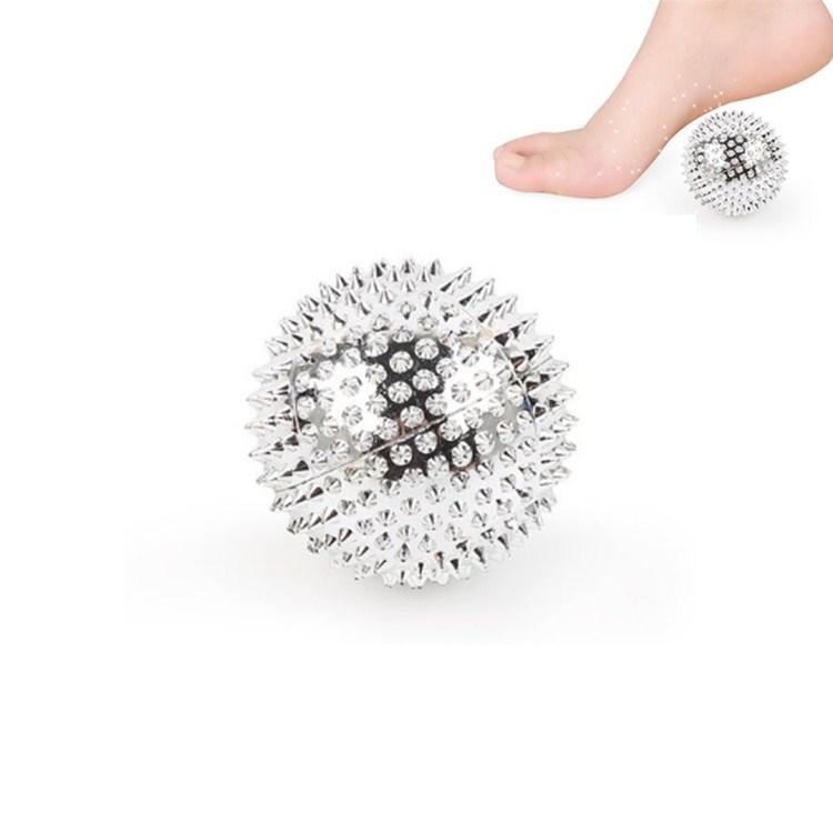 2-In-1 Magnetic Massage Ball For Muscle Relaxation 4.7Cm - Gold
