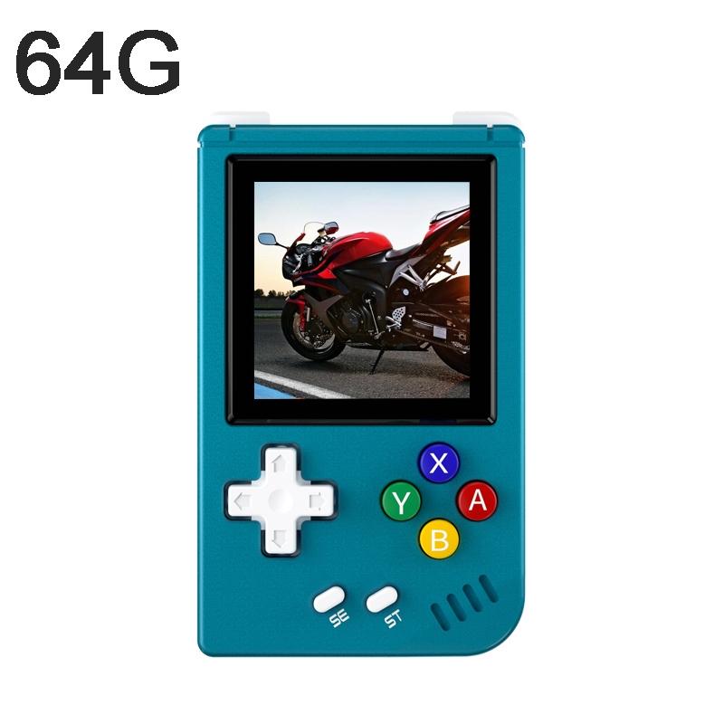 Retro Game Console - 128G 5000 Games 1.54 Ips Linux - Blue - 128G 5000 Games