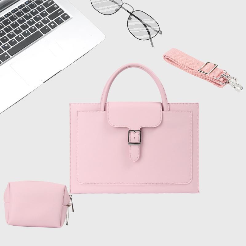 15-inch Waterproof Laptop Bag with Power Pack - Portable - Light Grey