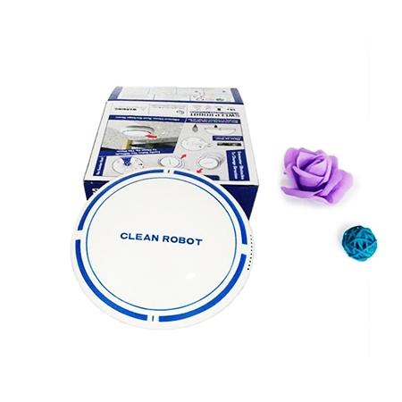 Intelligent 2-in-1 Rechargeable Floor Sweeping Robot Vacuum - White