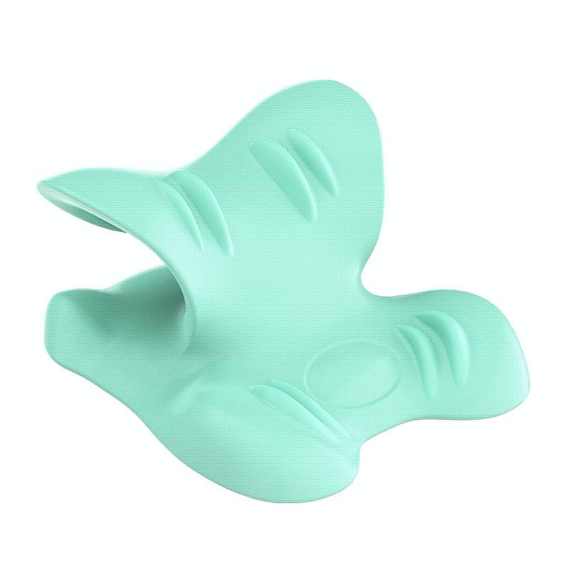 Cervical Massager C-Type Traction Support Pillow - Blue