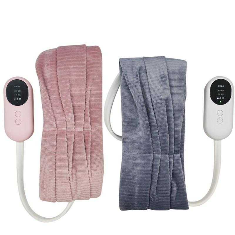 Air Wave Head Massager With Heating & Airbag Compression - Grey