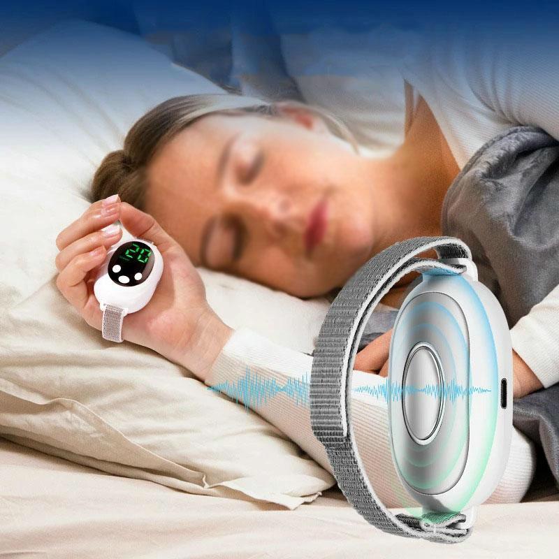 Smart Handheld Sleep Meter Ems Pulse Sleep Aid - Green