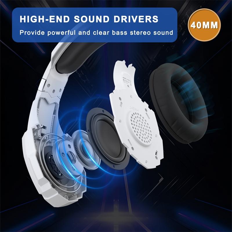 2.1M Gaming Headset With Mic Kotion Each G9000 Plus - Black White