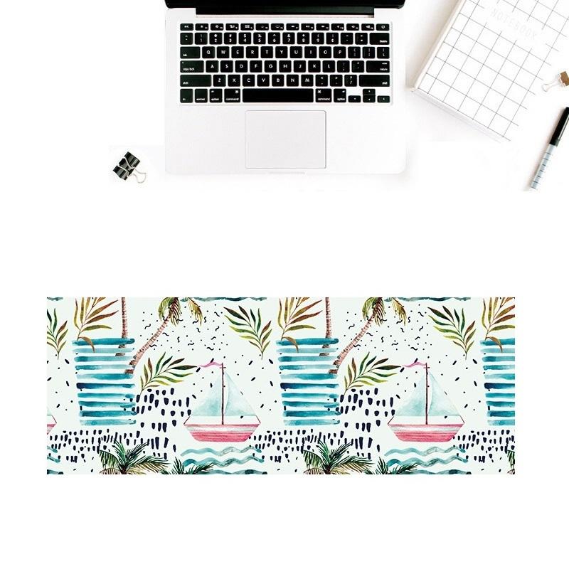 Rubber Mouse Pad For Office Learning - 2 Flamingo