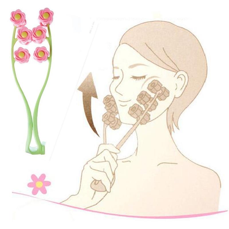 Facial Roller Massager For Double Chin Beauty Tool - Blue