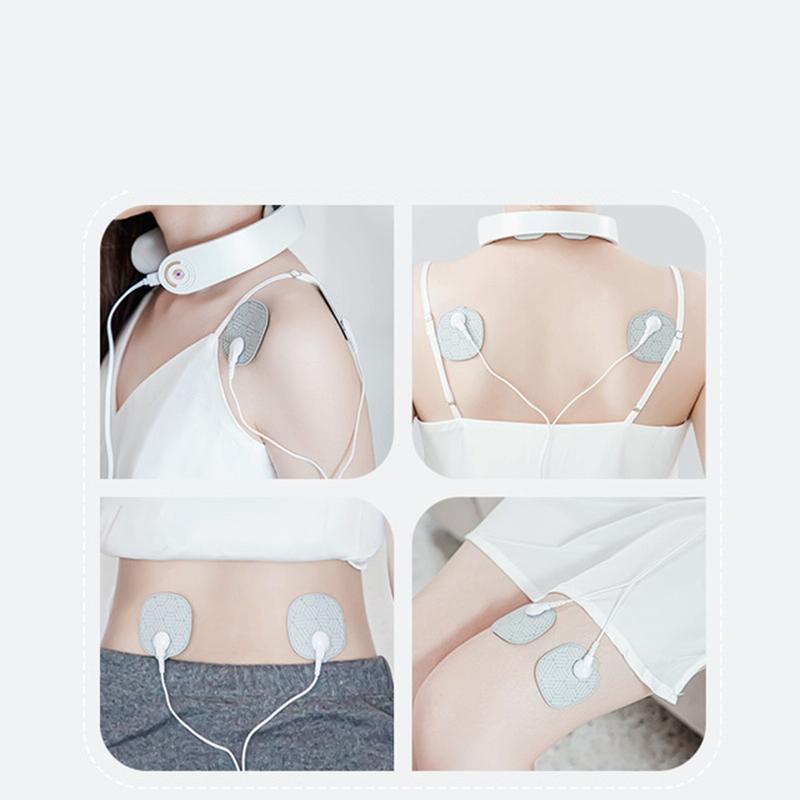 Intelligent Shoulder & Neck Massager Pgg Cervical Spine Physiotherapy With Heat & Multi-Function Design - Pink