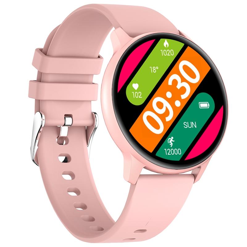 Waterproof Smart Watch With Colour Screen - Ip68 - Blue