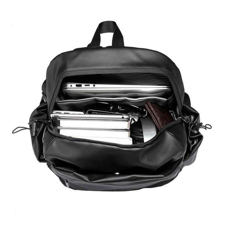 Versatile Double Laptop Backpack for Students and Professionals - Grey