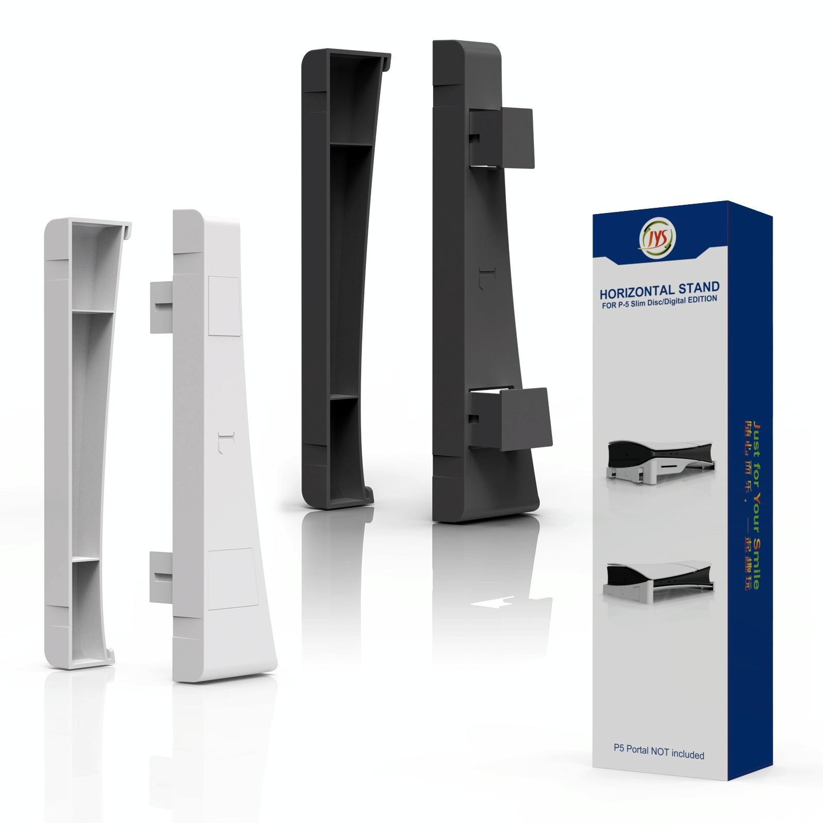 Universal Horizontal Stand For Ps5 Slim - Digital / Optical Drive Version - White