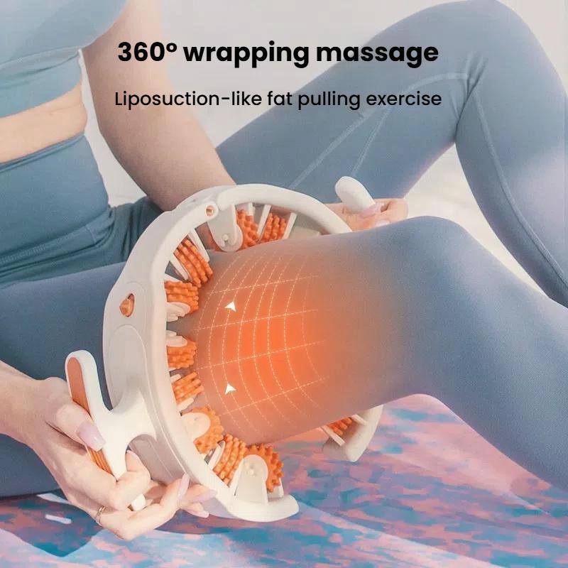 Kedu Slimming Leg Roller Inner Thigh & Calf Massager - Brick Red