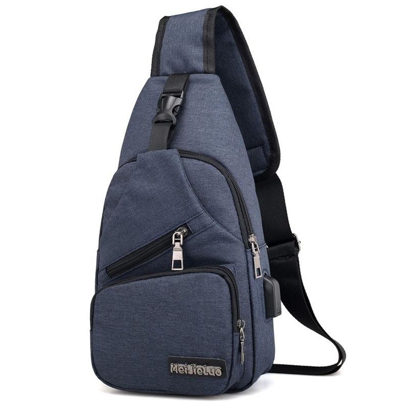 Versatile Men Crossbody Bag For Sports And Everyday Use - Black