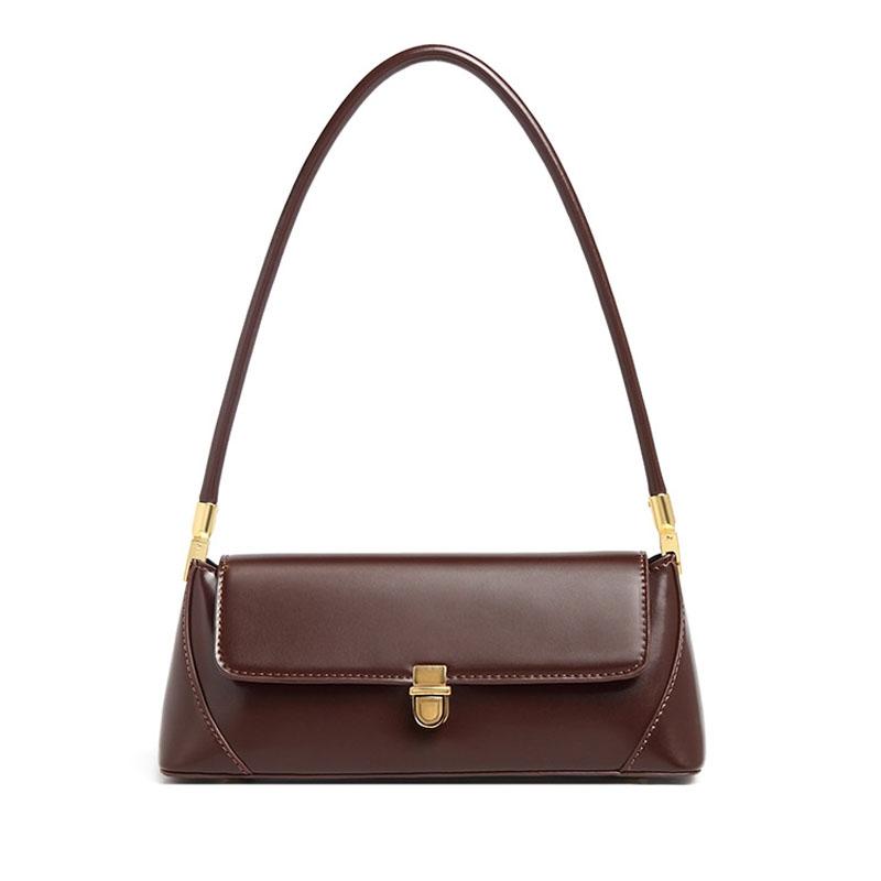 Vintage Women Shoulder Bag - Red Brown