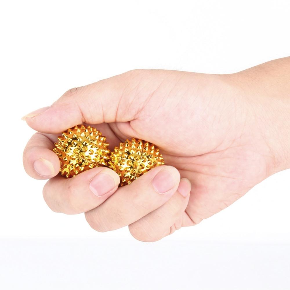 2-In-1 Magnetic Massage Ball For Muscle Relaxation 4.7Cm - Silver