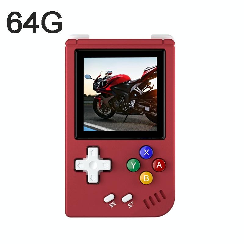 Retro Game Console - 128G 5000 Games 1.54 Ips Linux - Dark Purple - 128G 5000 Games
